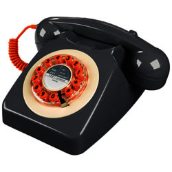 Wild & Wolf 746 1960s Corded Telephone Grey